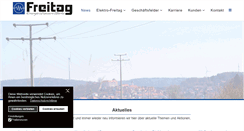 Desktop Screenshot of elektro-freitag.de