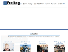 Tablet Screenshot of elektro-freitag.de